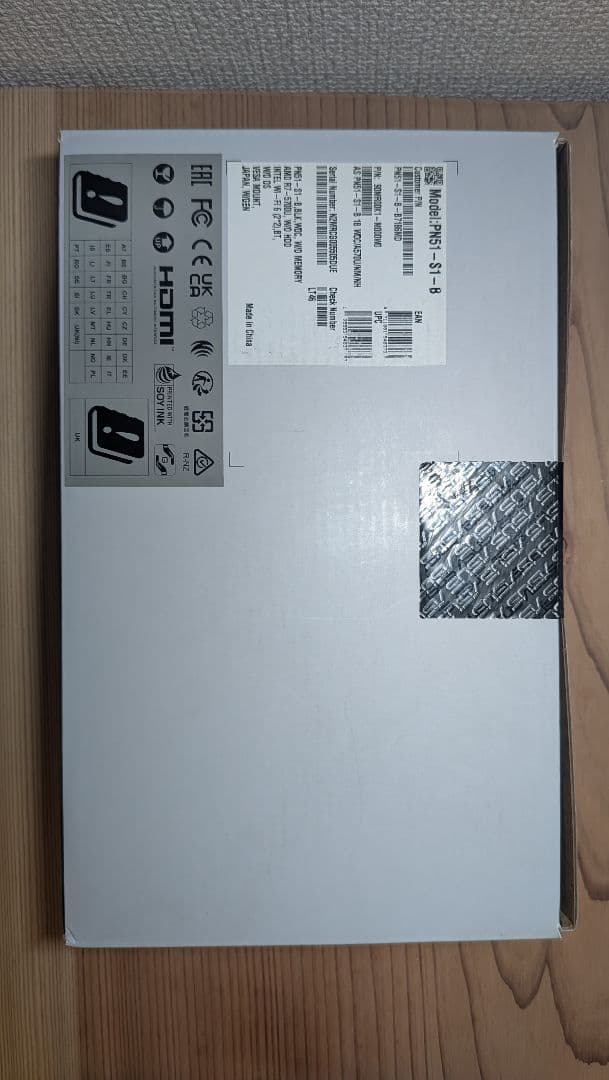 ミニPC ASUS miniPC PN51-S1 32GB 1TB