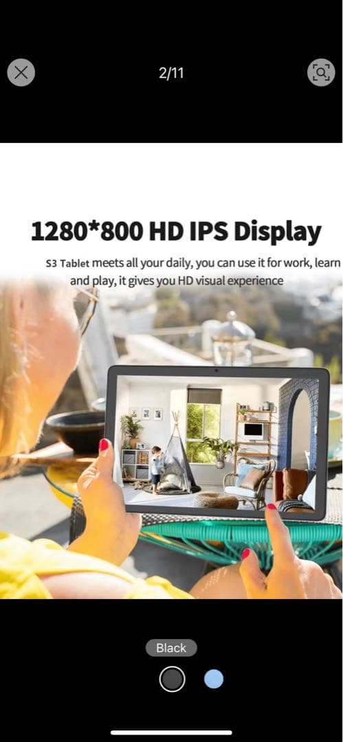QETUPA 10.1インチタブレットPC 6GB+128GB