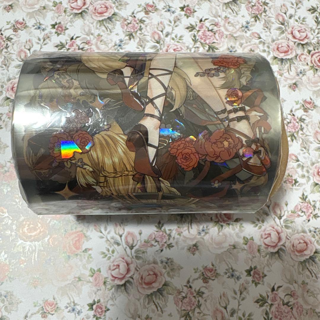 【新品】海外マステ　赤狐烟雨