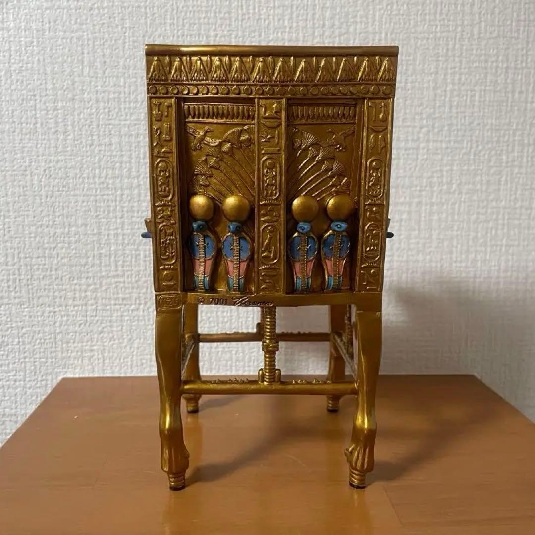 希少品　ツタンカーメン　ゴールデンスローン　オブジェ　玉座　ヴェロネーゼ社
