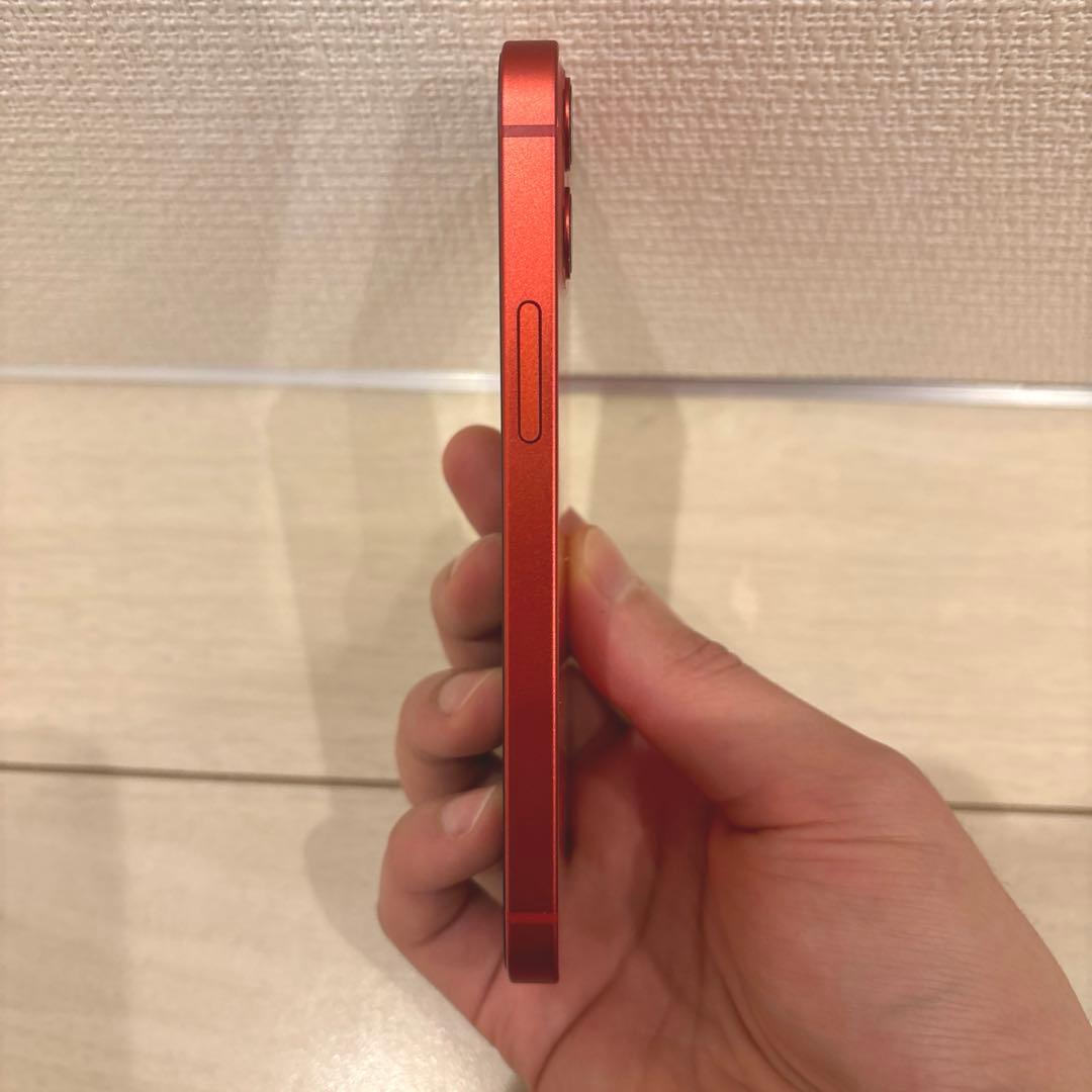 【美品】iPhone 12mini RED バッテリー最大容量98%