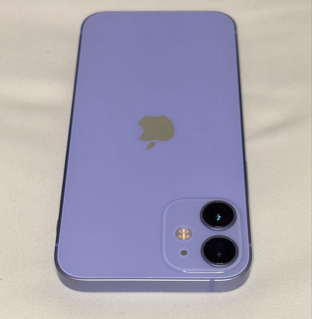 iPhone12mini パープル SIMフリー 純正バッテリー100%