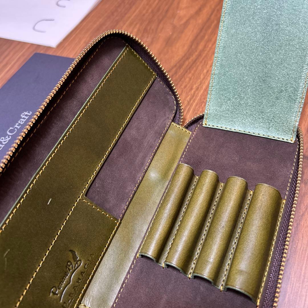 Bahagia&Craft レザー ペンケース