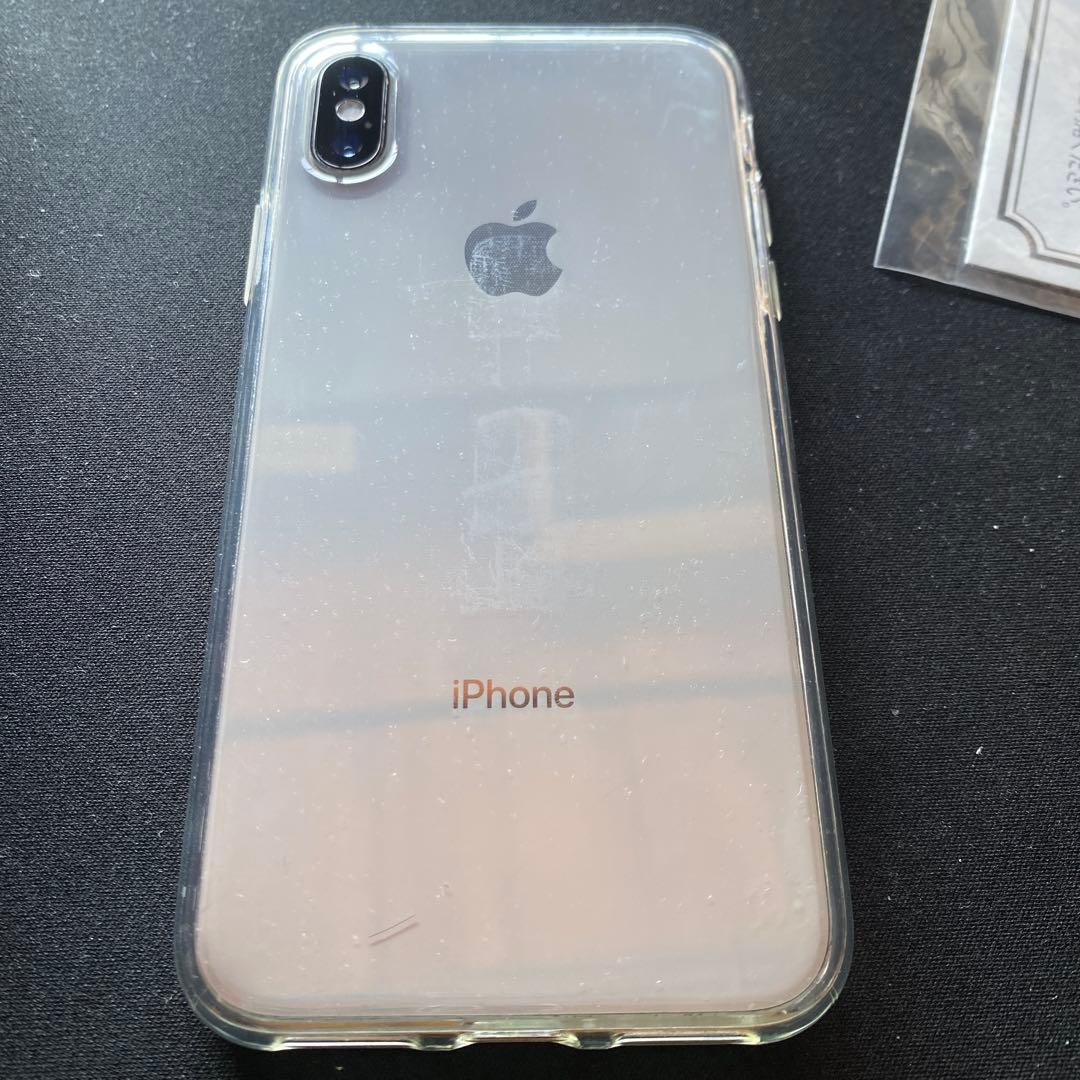 iPhoneX 64GB ドコモ バッテリー68% ガラスフィルム　動作不良無し
