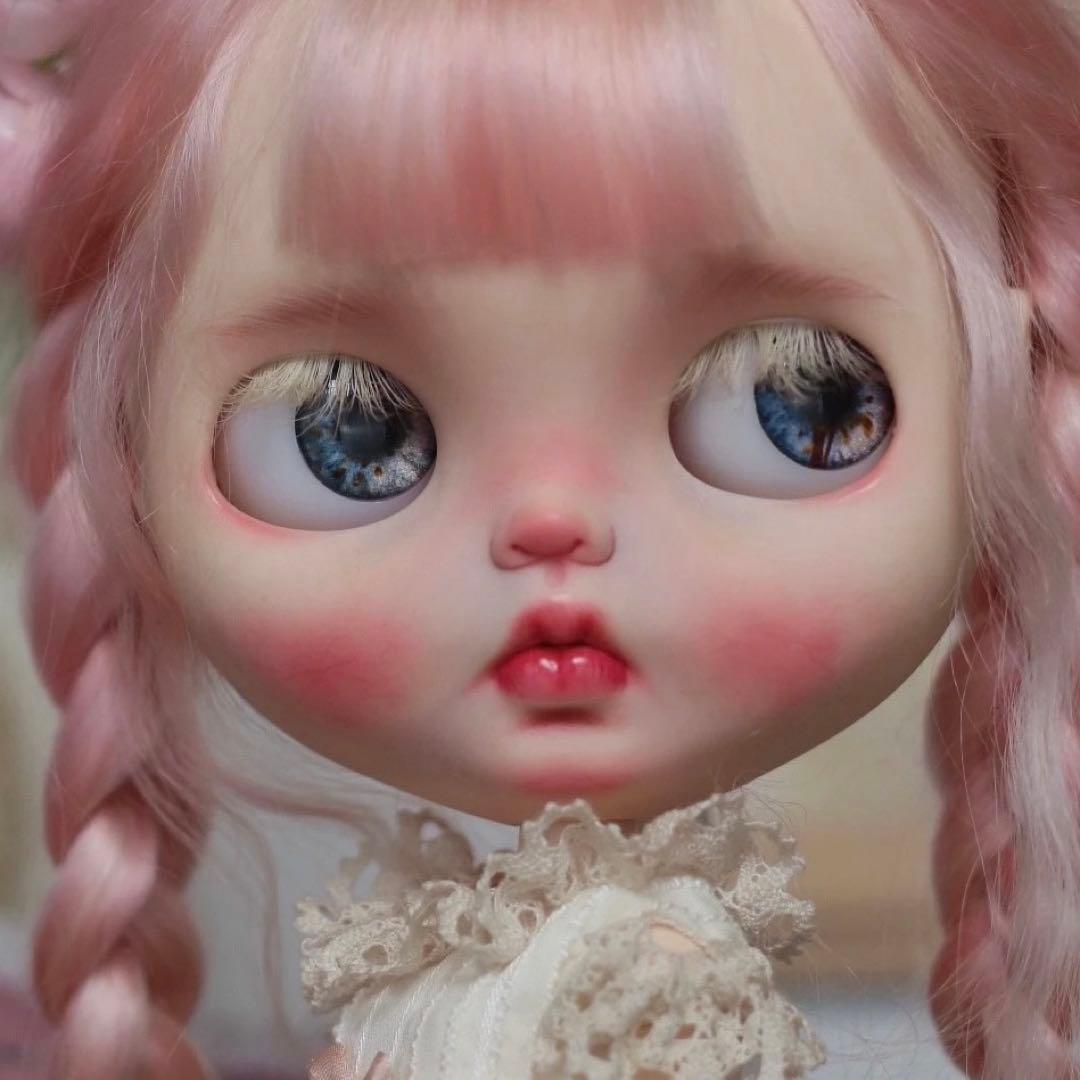 作家様カスタムブライス ピンク かわいい 少女 カスタムドール