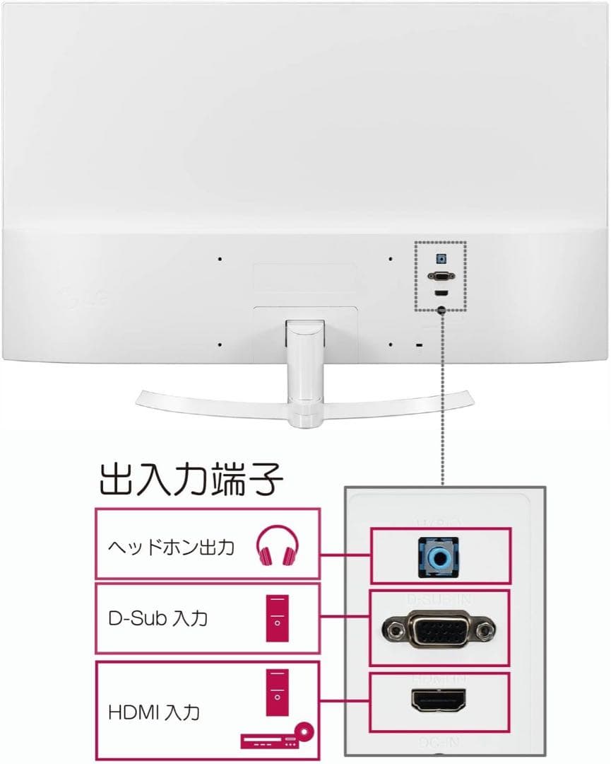 横浜発LGモニター31.5インチ/フルHD/IPS/HDMI端子付