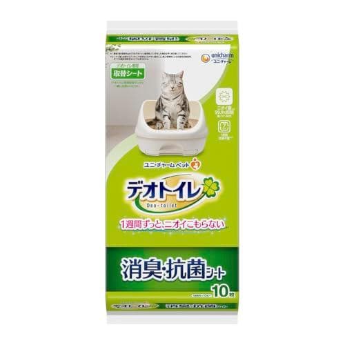 1週間消臭・抗菌デオトイレ取替専用消臭シート10枚×4袋MM