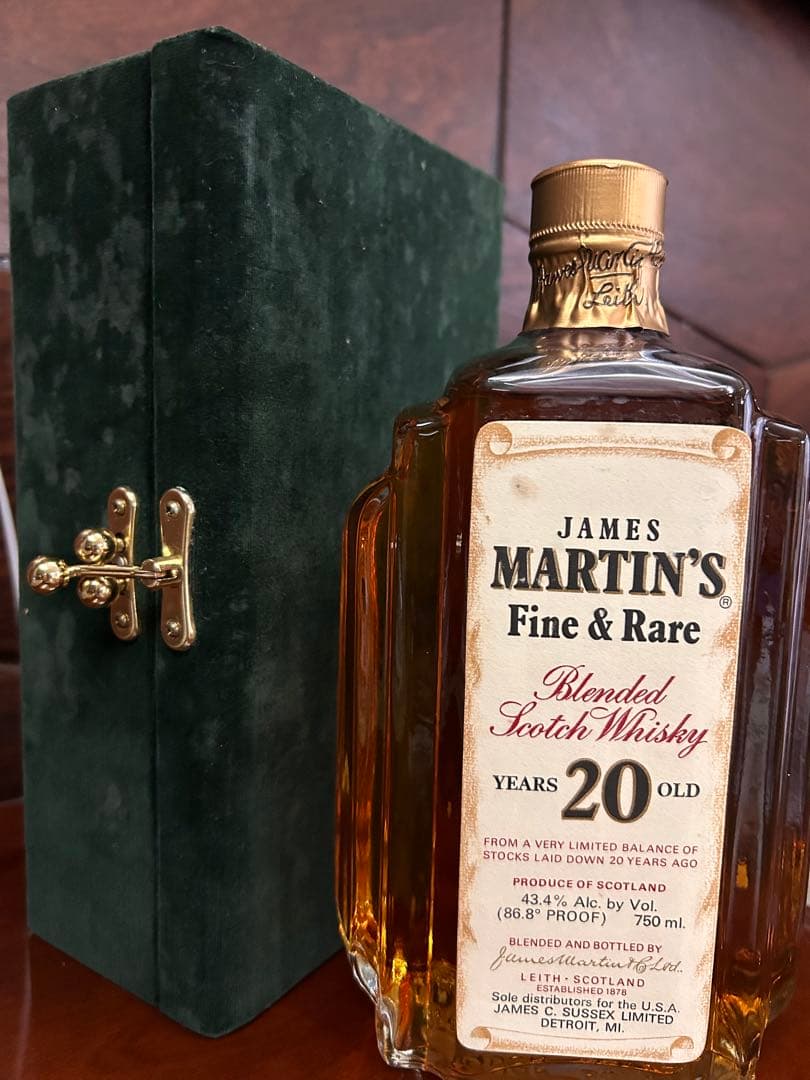 スコッチウイスキー　ヴィンテージ JAMES MARTIN’S 20