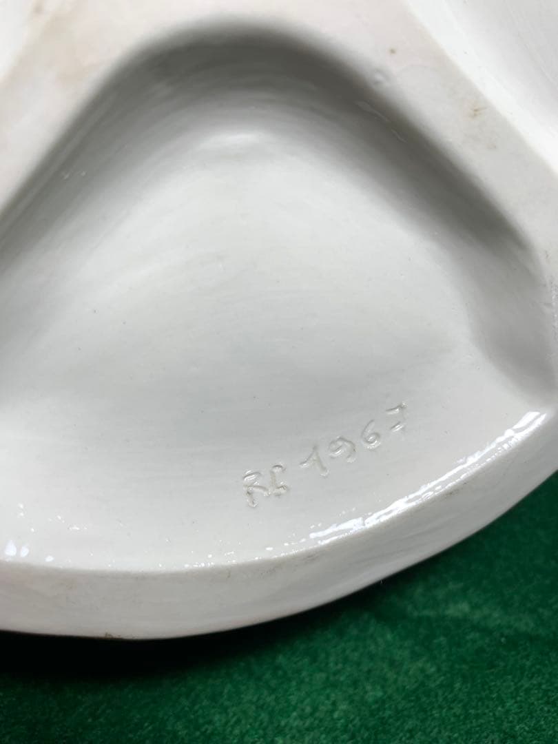 ジュゼッペ　カッペ　置物　お爺さんと孫　イタリア製　1967 陶器の置物　レア