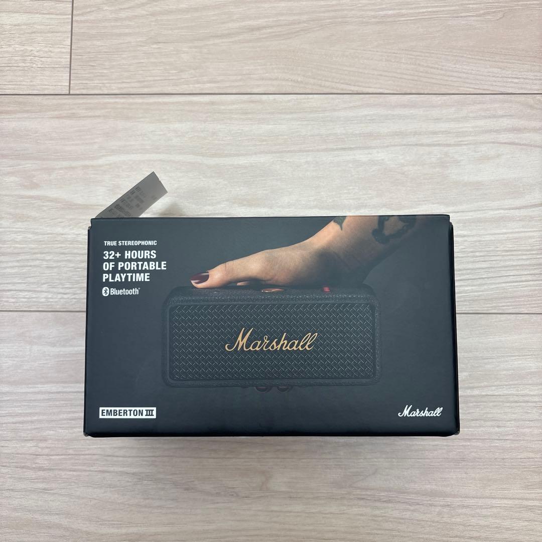 新品未使用　マーシャルスピーカーエンバートン3