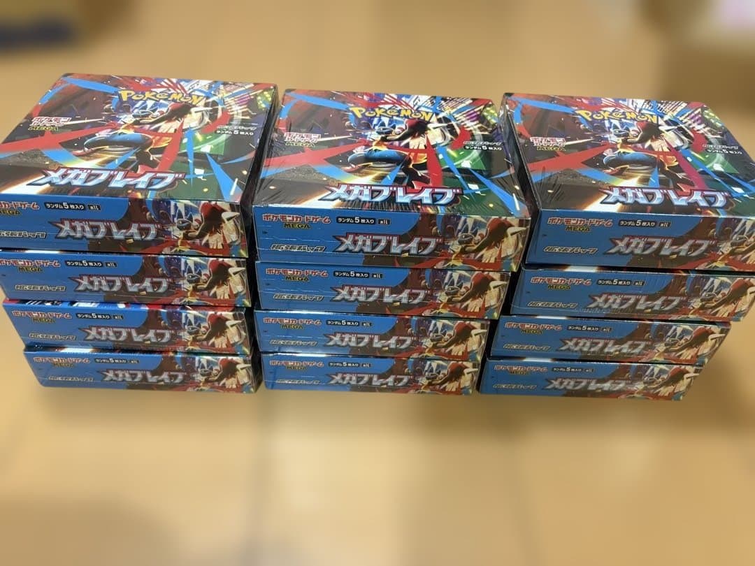 ポケモンカード　メガブレイブ　未開封　シュリンク付き12BOX