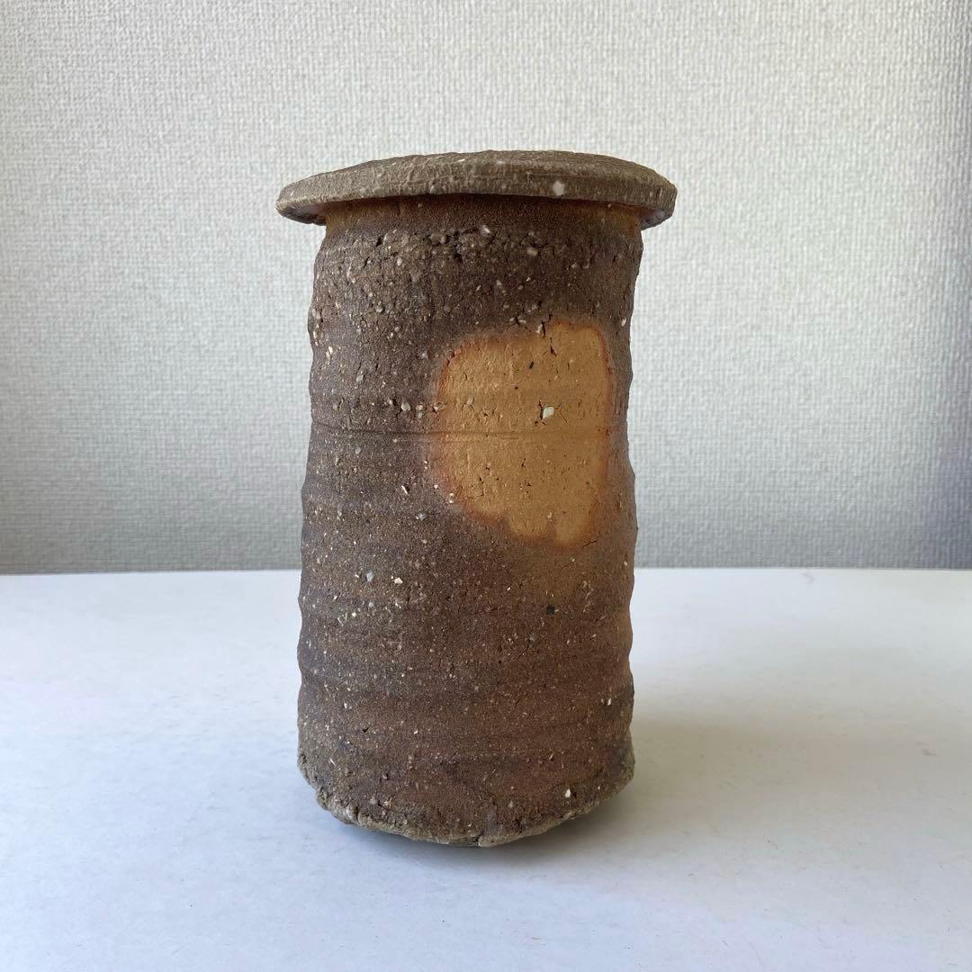 山田正和　焼メ　花生　共箱共布