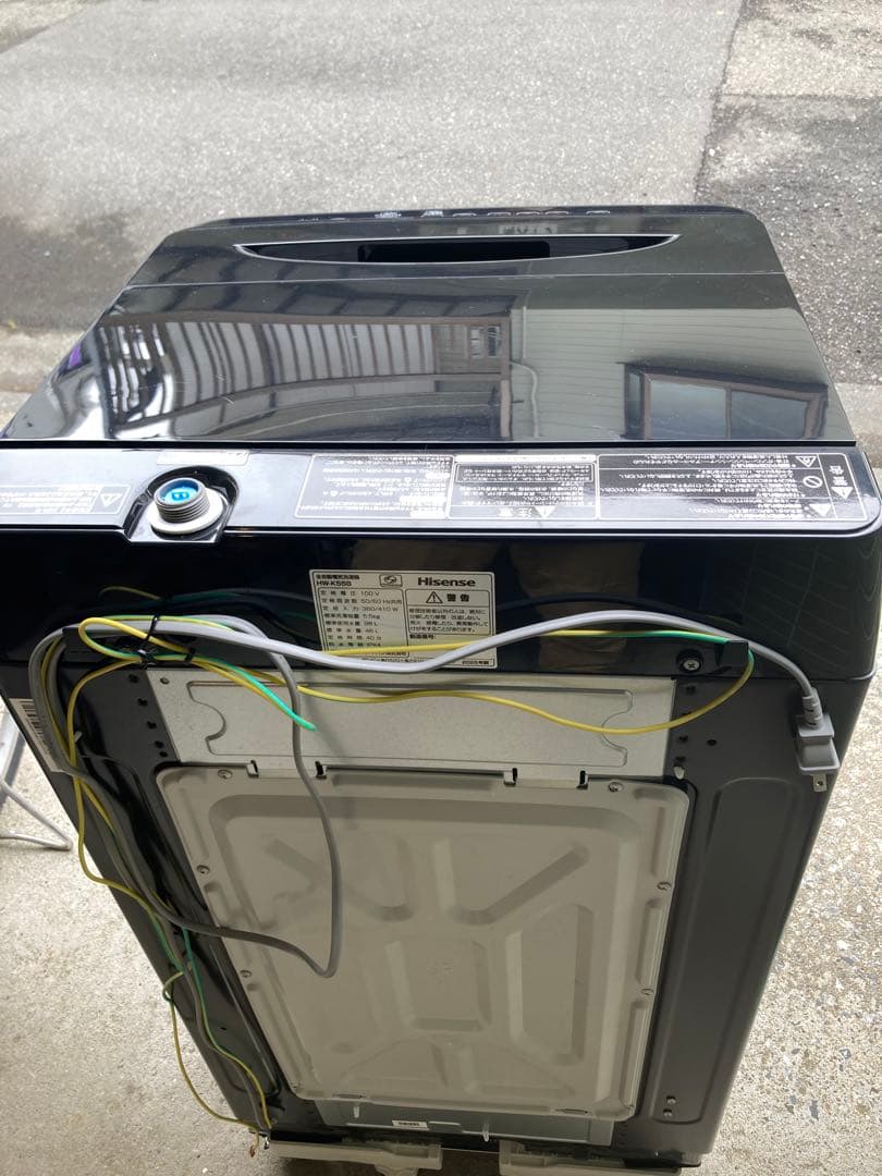 Hisense 縦型洗濯機 HW-K55B 5.5kg 黒