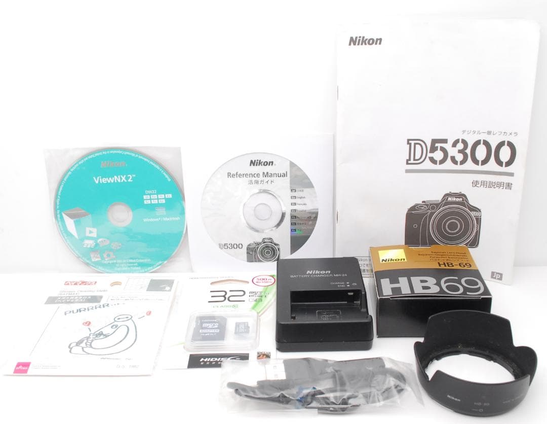 【箱・付属品付き】Nikon D5300　WiFiモデル　スマホ転送　自撮りOK