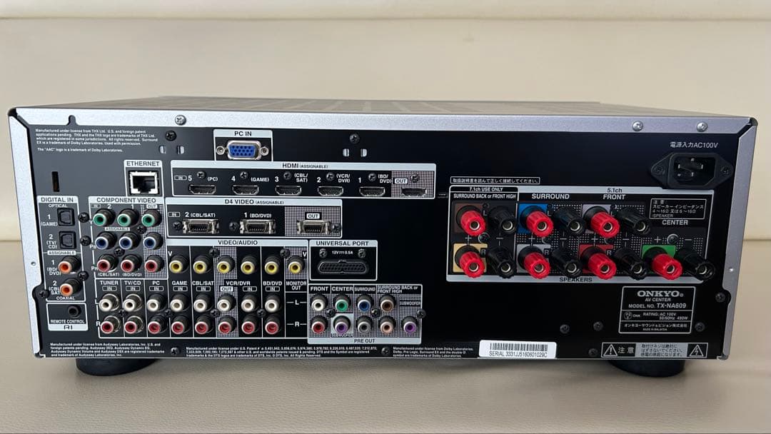 アンプ ONKYO TX-NA609