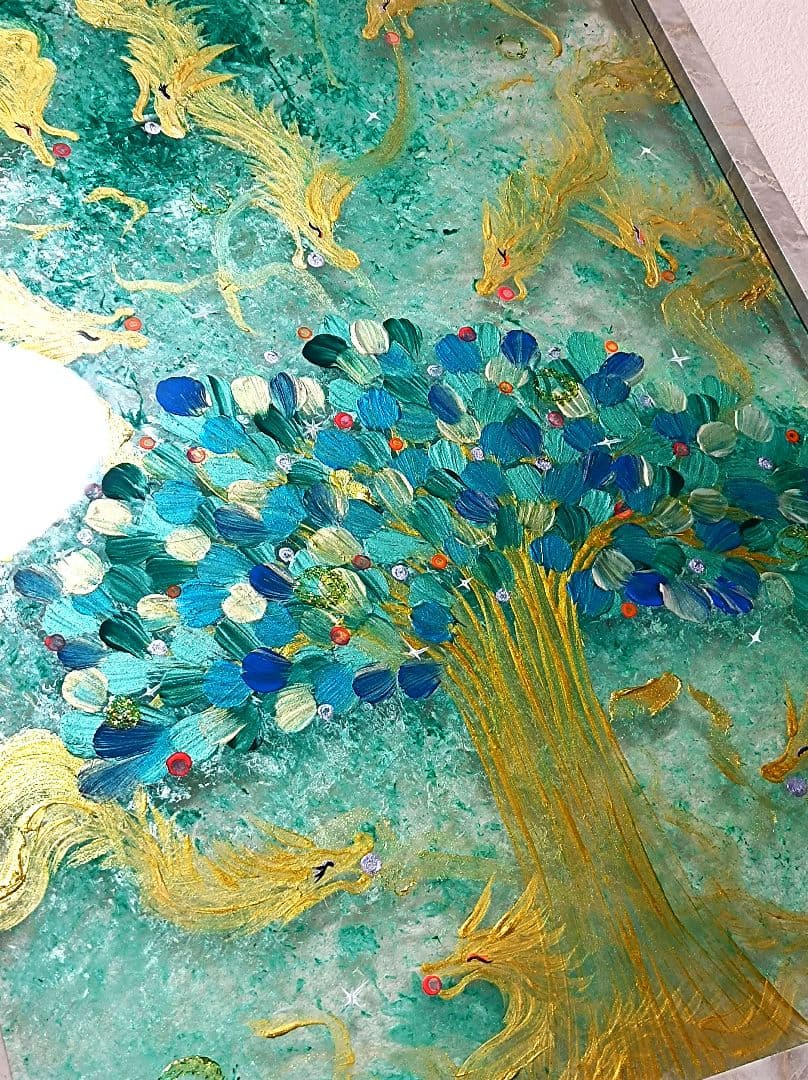 開運絵画　❀龍の集い　龍スポット❀実り