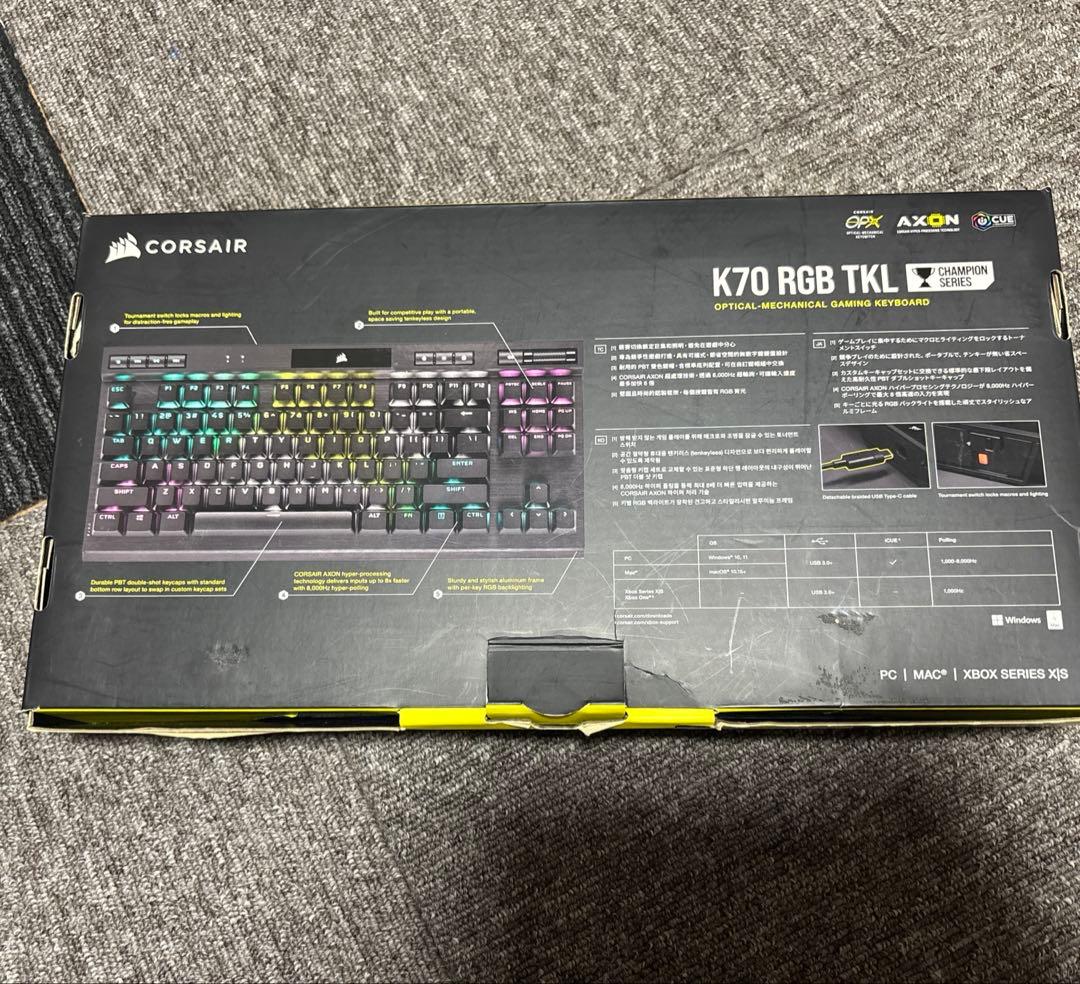 CORSAIR K70 RGB TKL キーボード