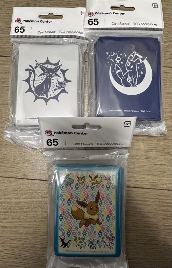 WCS2023 ポケモンカードスリーブ 6種セット イーブイ ブラッキー ミュウ