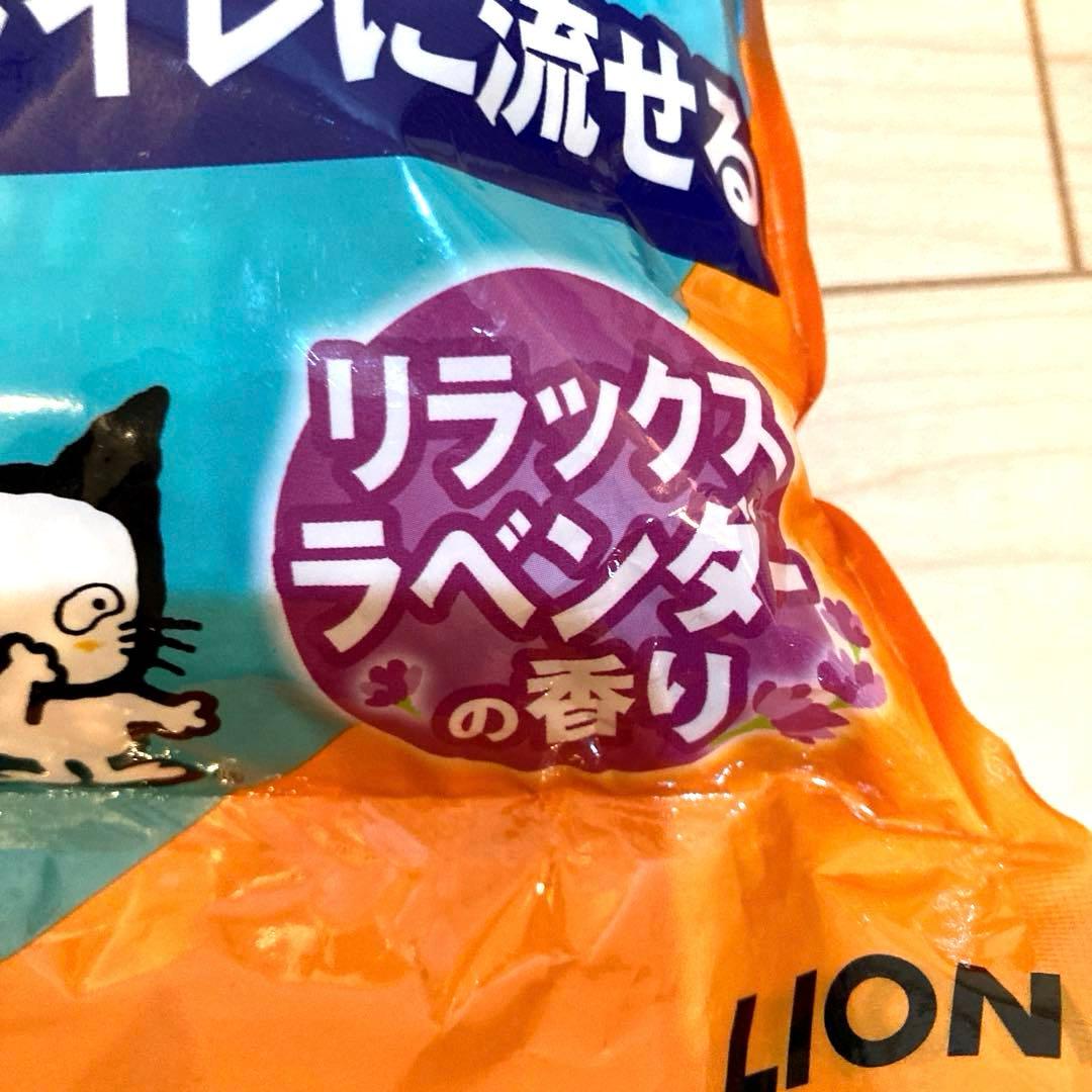 LION 猫砂 5L リラックスラベンダーの香り×１２袋