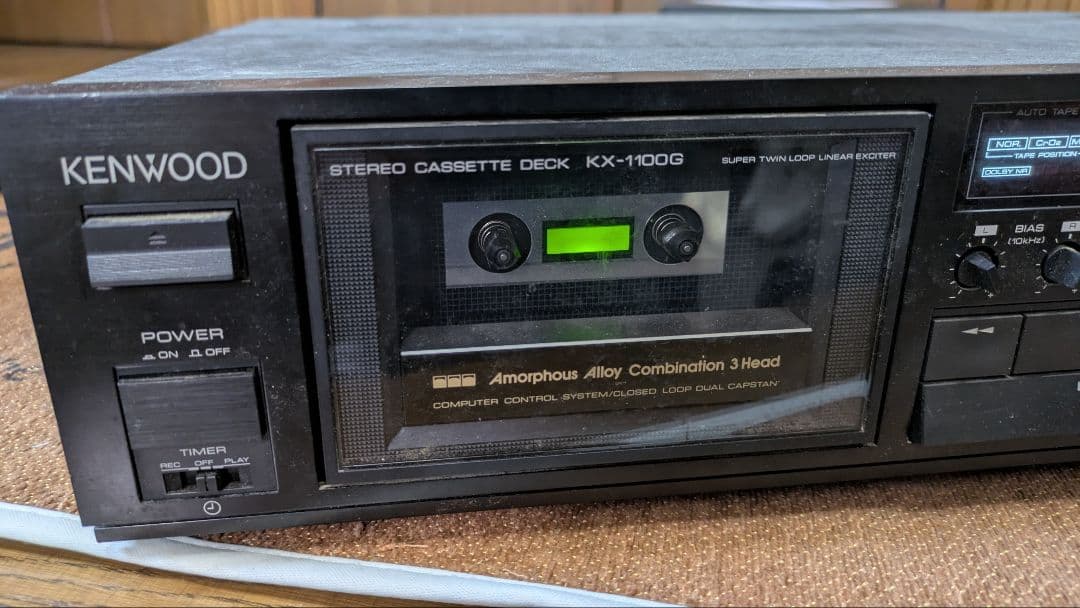 り*り様 KENWOOD KX-1100G カセットデッキ