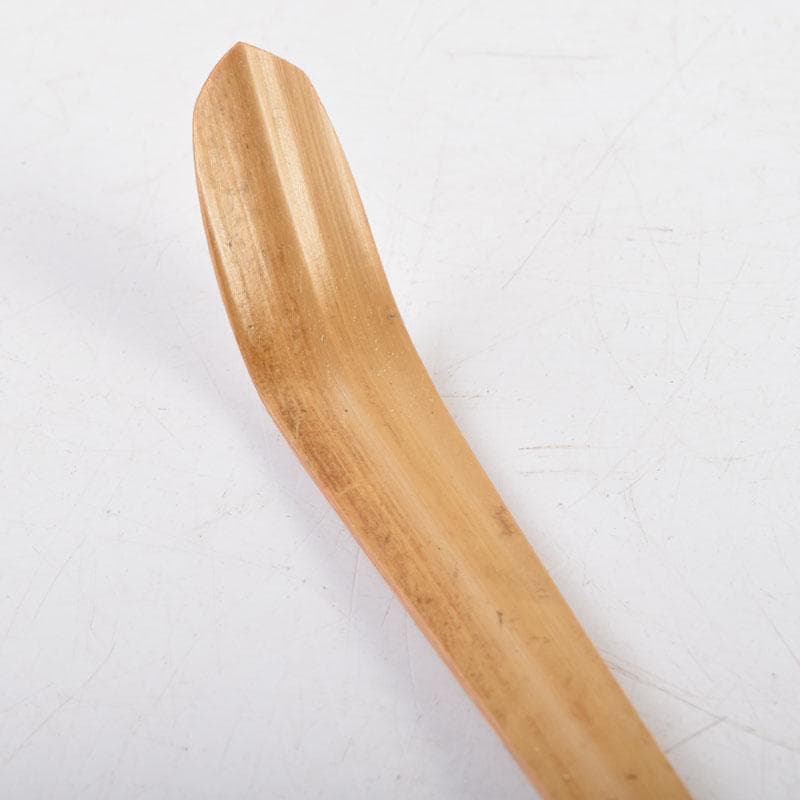 茶道具　紫野　神波東嶽作　茶杓　銘「聴松」　共筒共箱　V　9005