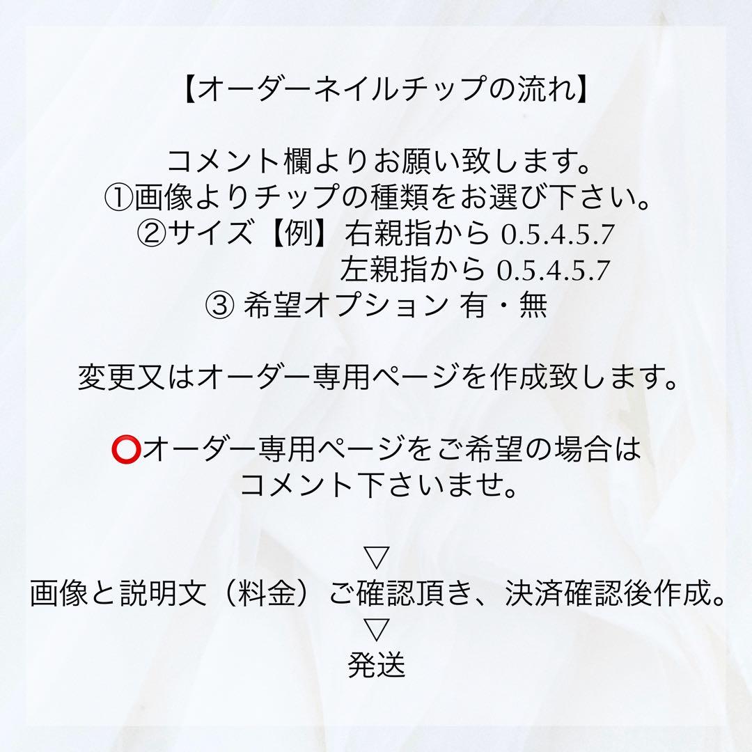 わんこ　ネイルチップ 【サイズオーダー/320】 成人式 振袖 ニュアンス