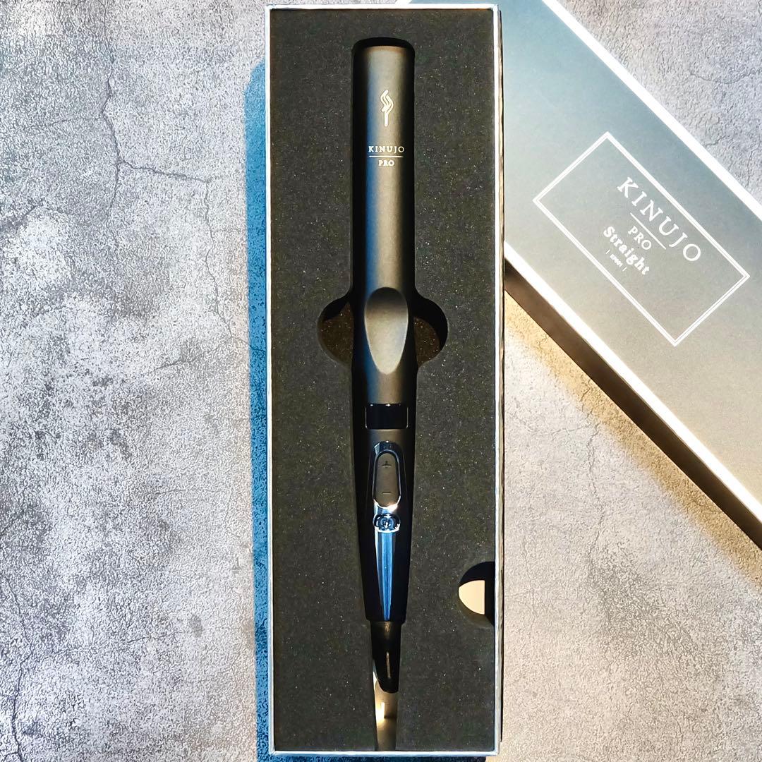 【未使用品】KINUJO PRO Straight ヘアアイロン ブラック