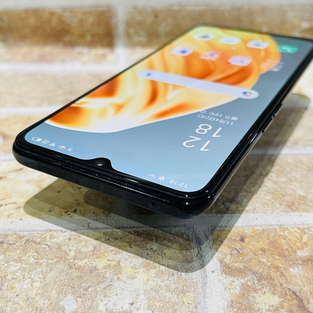 SIMフリー OPPO Reno3 A 128GB ブラック 電池良好