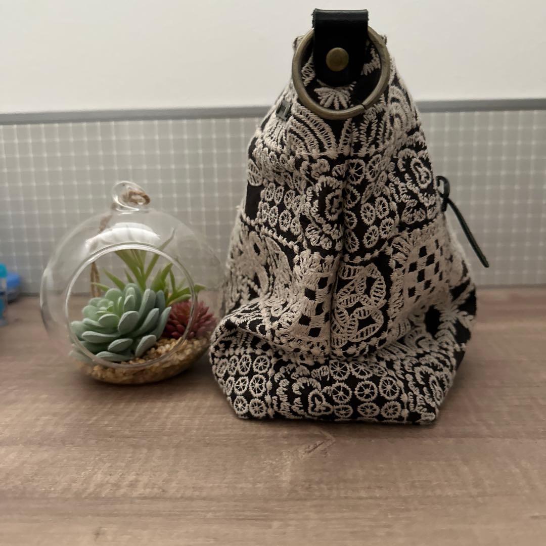 ミナペルホネン forest tile チャコール バック