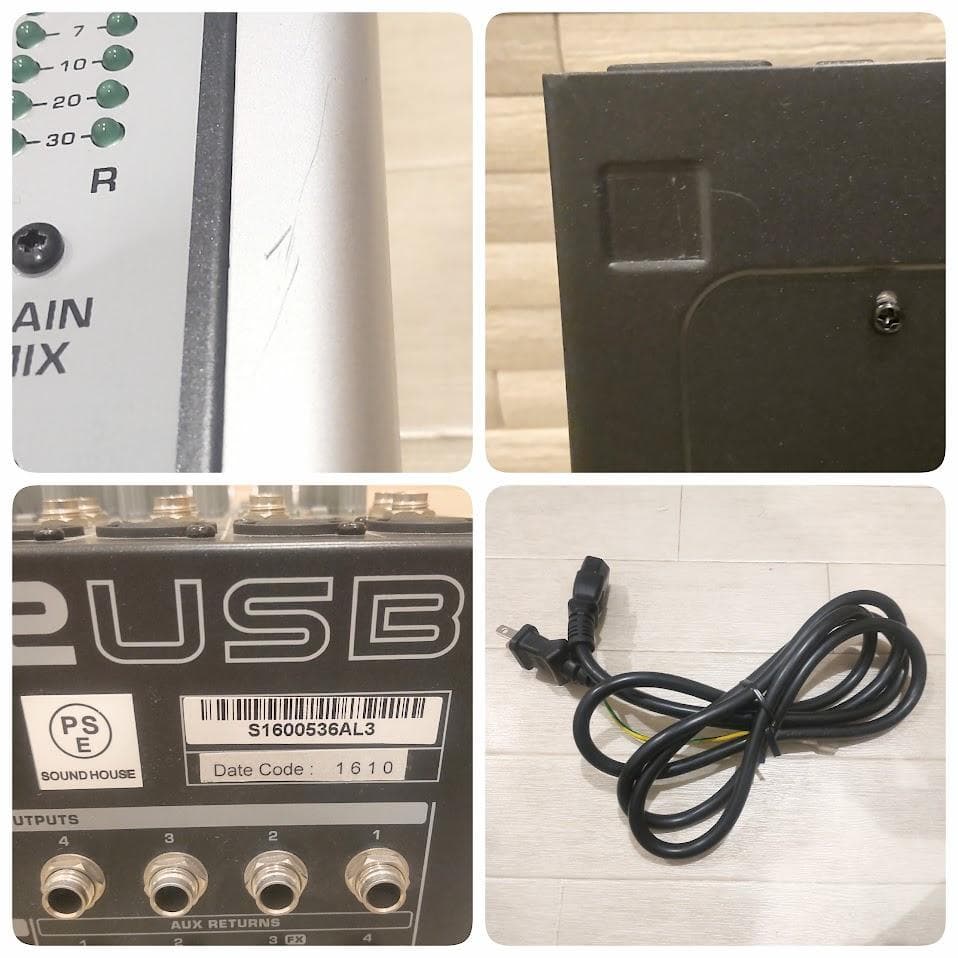 BEHRINGER XENYX QX2442USB 16ch アナログミキサー