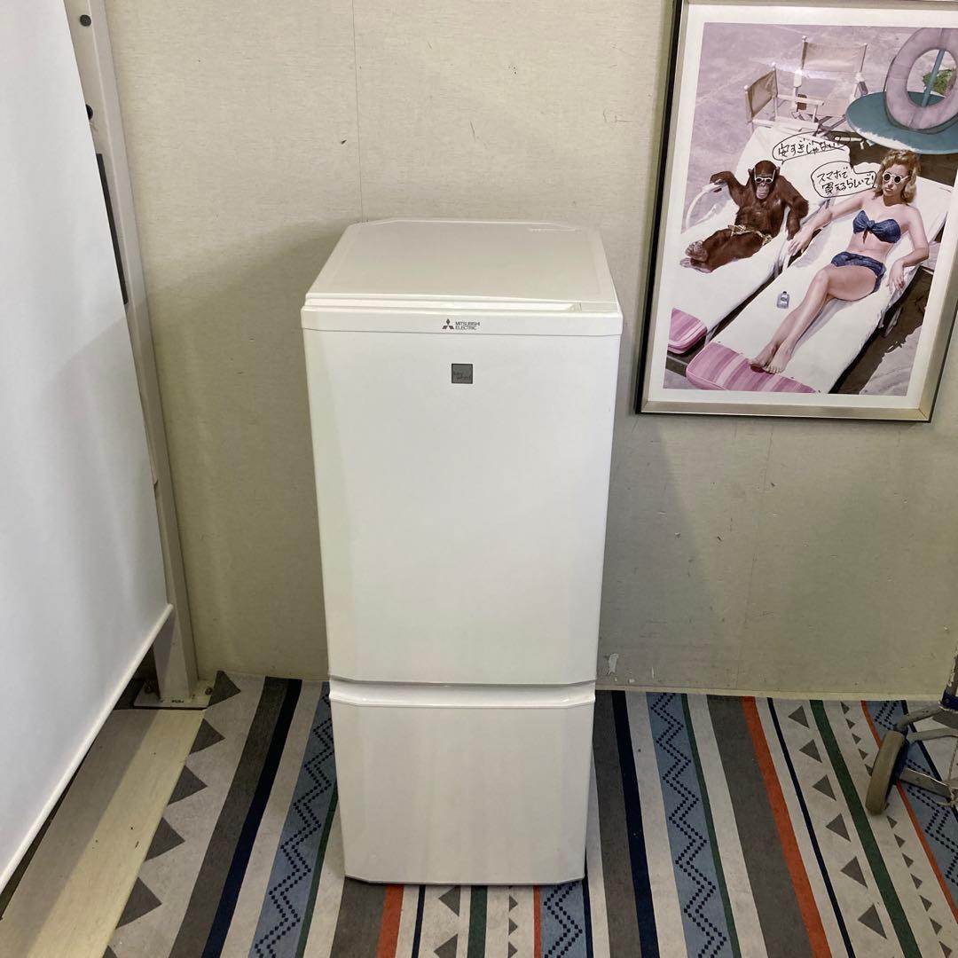 25768 一人暮らし冷蔵庫 三菱電機 MR-P15EE-KW1 2020年製