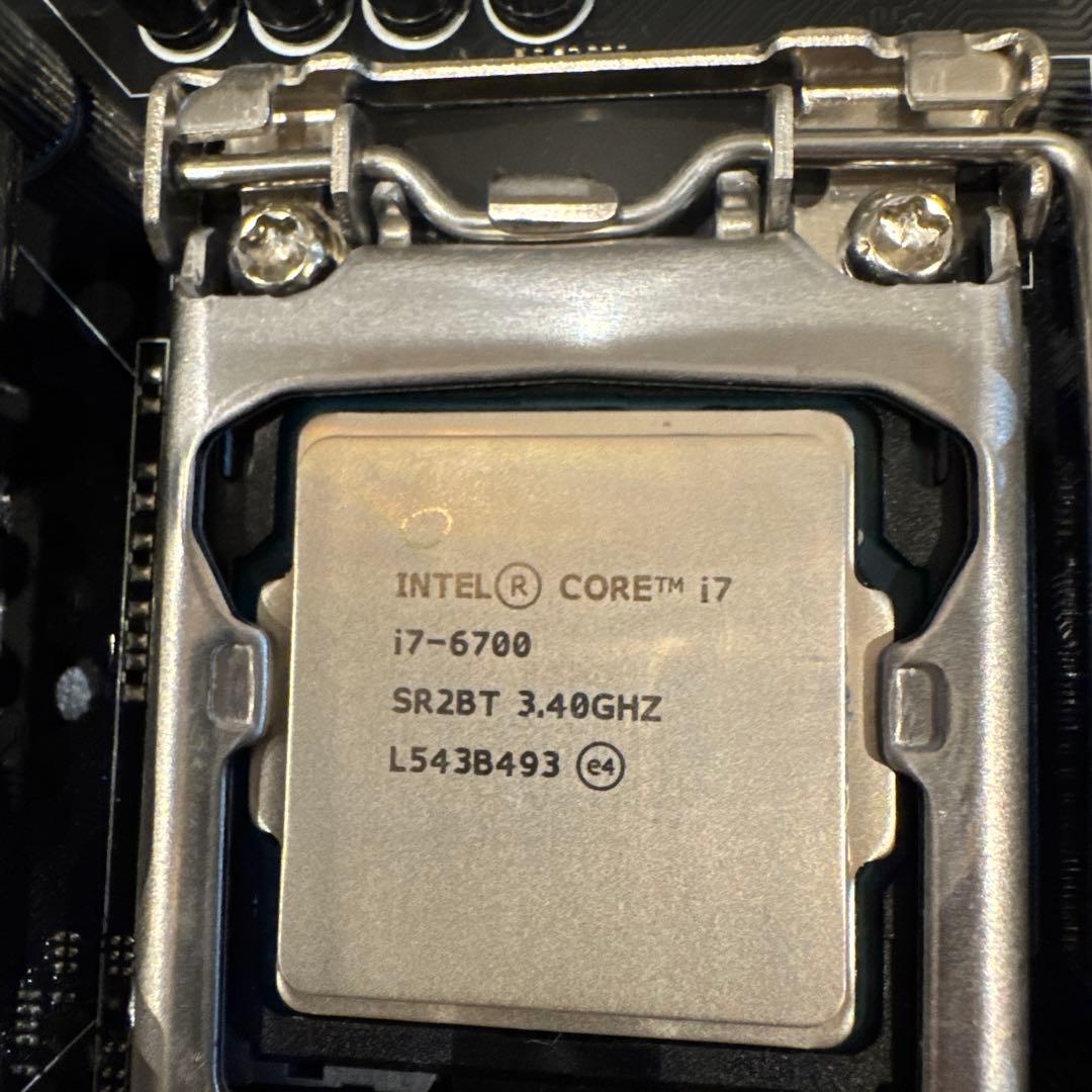 i7-6700　ASUS Z170 PRO GAMING マザーボード　セット