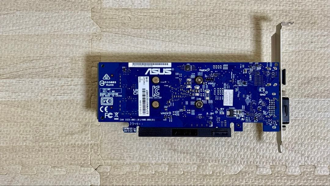 [美品&グリス交換&LP対応&ファンレス]GEFORCE GT 1030 2GB