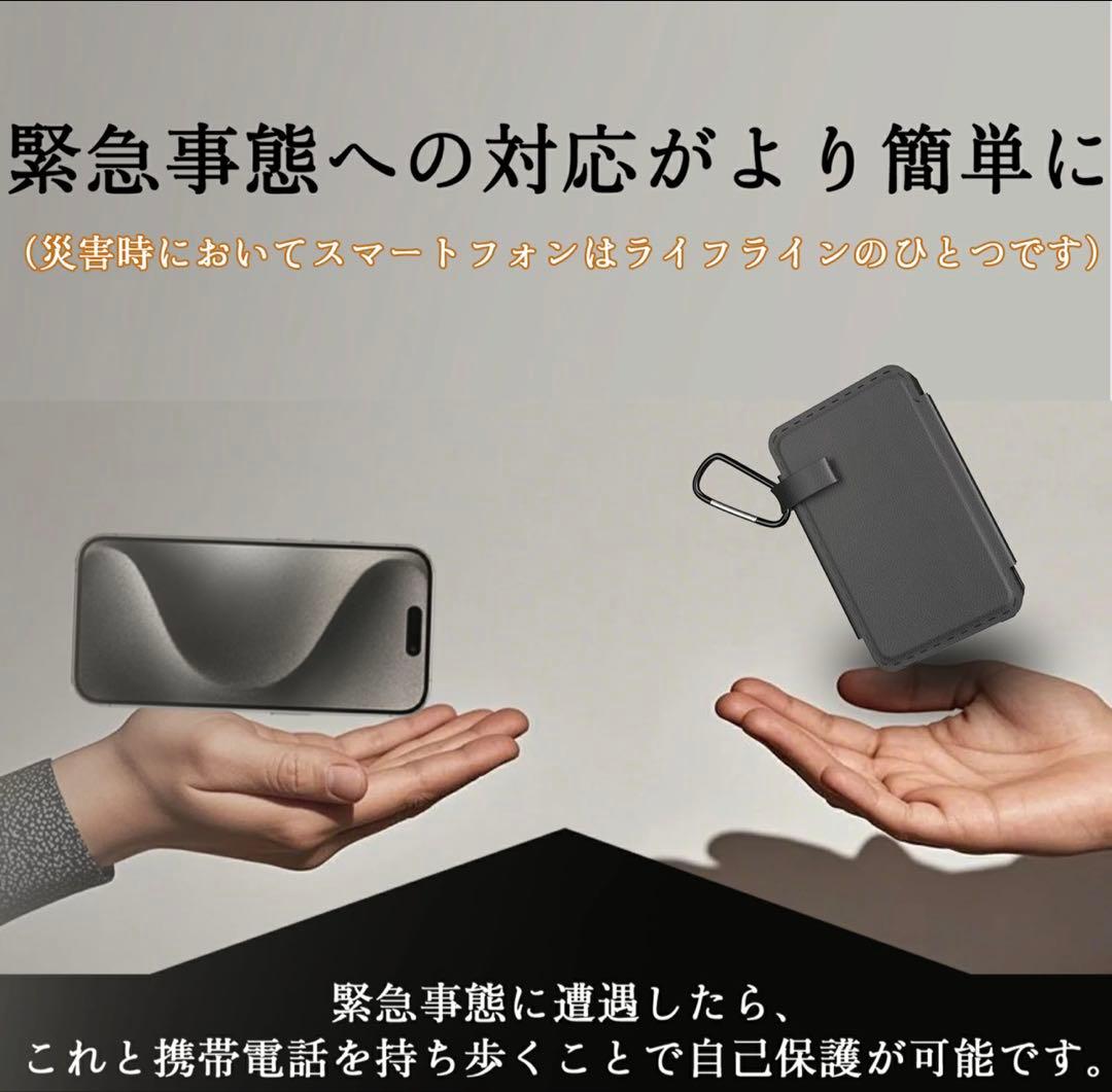 MINASA ソーラーモバイルバッテリー ソーラー充電器 防災セット 地震対策