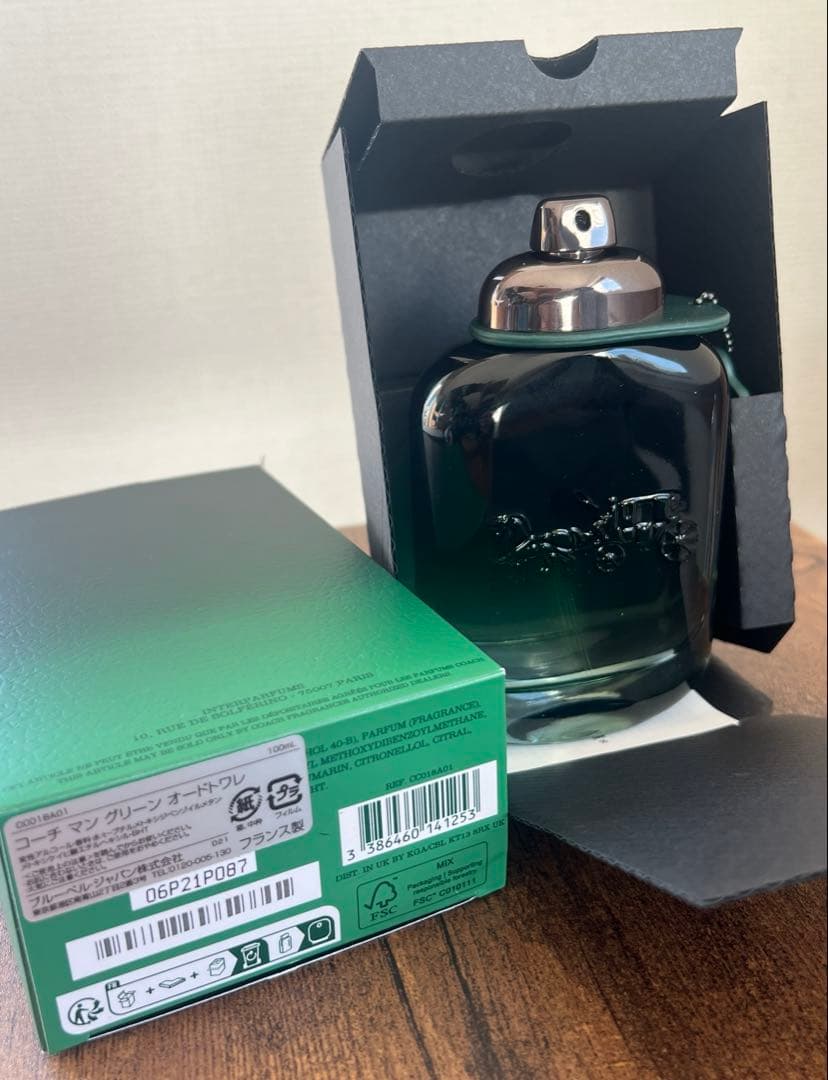 香水(男性用) Coach Green 100ML (Eau De Toilette)