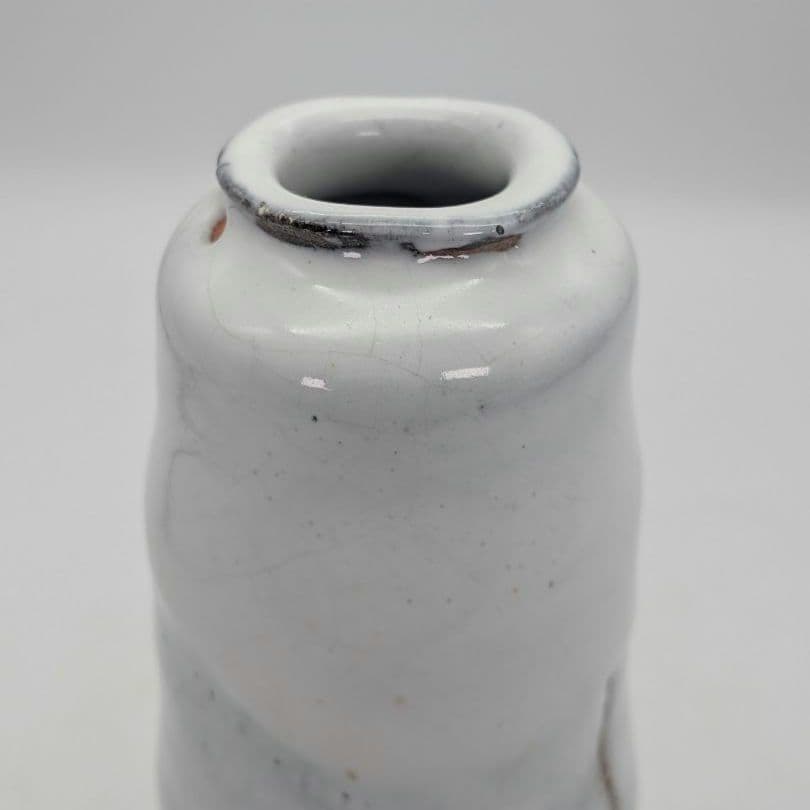 吉田仙萩 萩焼 花入 共箱 花器 フラワーベース 花瓶 花生 茶道具 華道具