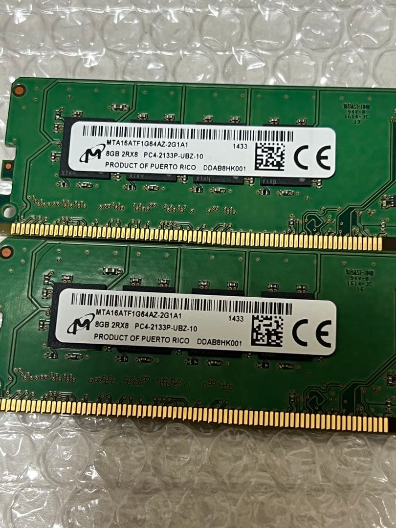 crucial DDR4 8GB×2本 16GB 2133 Micron その4