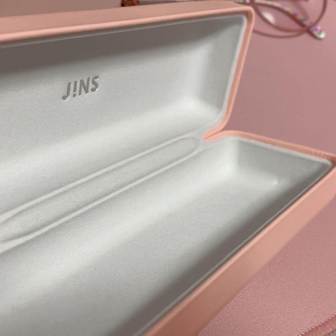JINS クリア ピンク チークレンズ Liberty リバティ 近視(遠用)