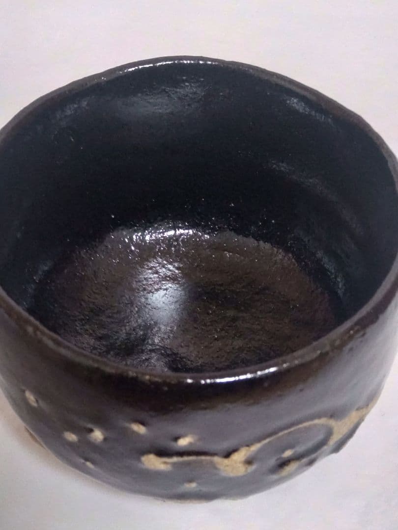 茶道具　黒楽茶碗　高台寺窯　抹茶碗