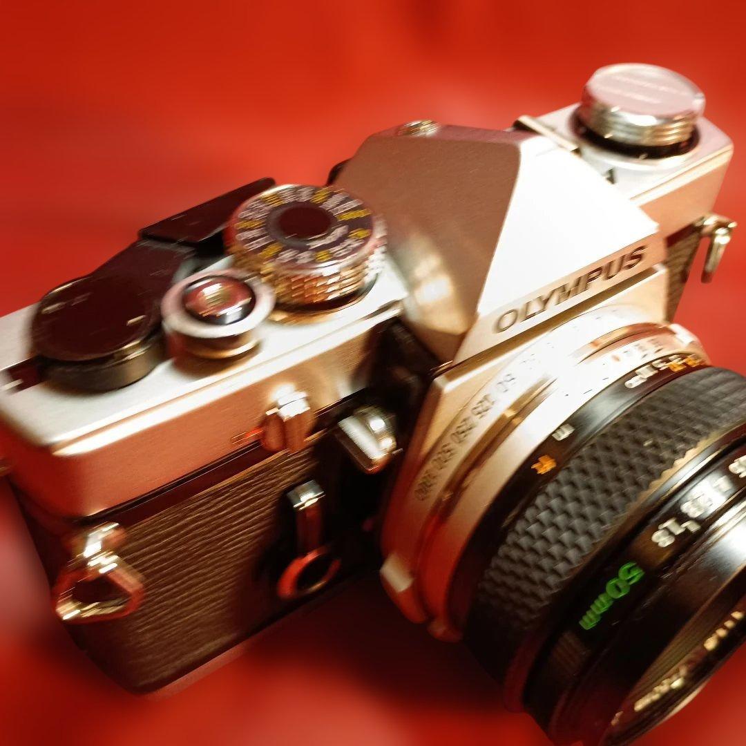OLYMPUS 一眼レフカメラ 50mmレンズ付きジャンク品