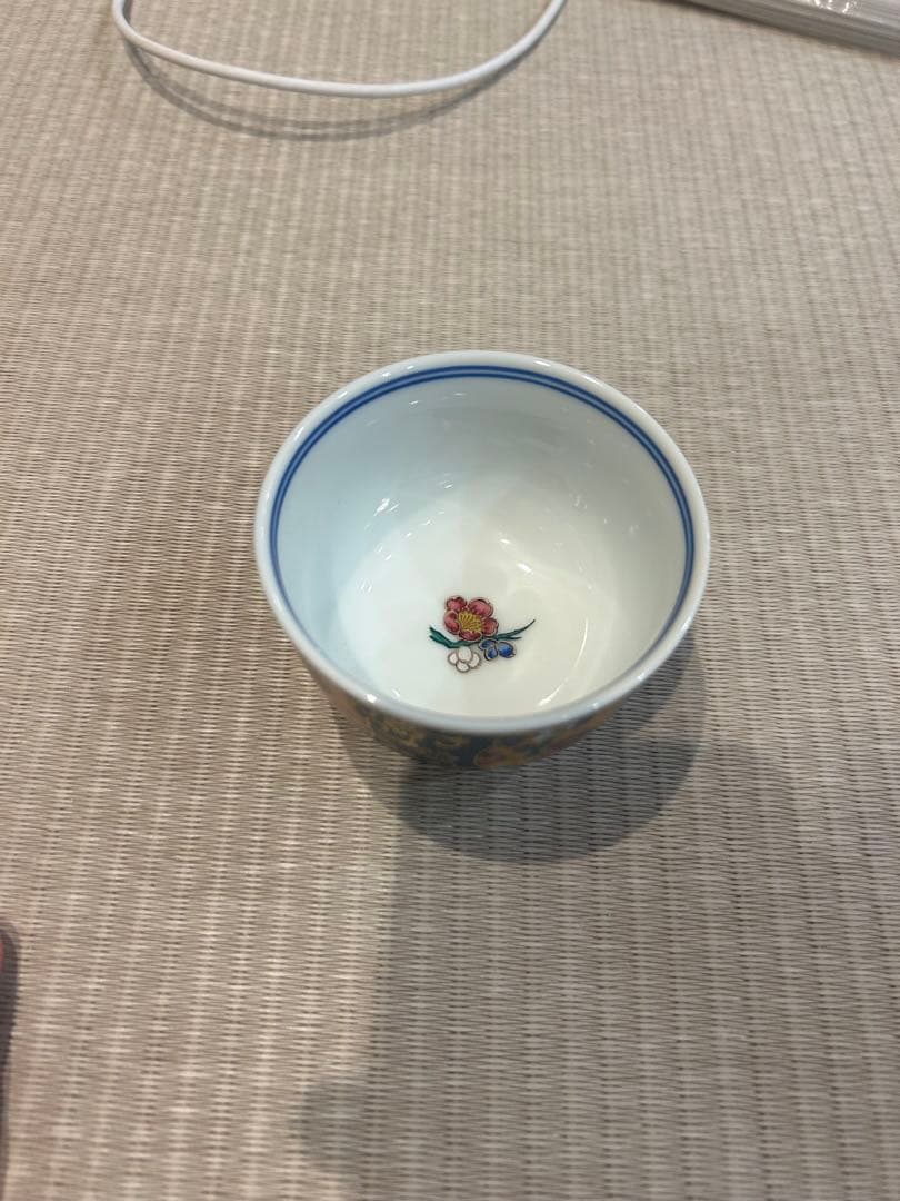 九谷焼　茶碗　湯呑み五個セット