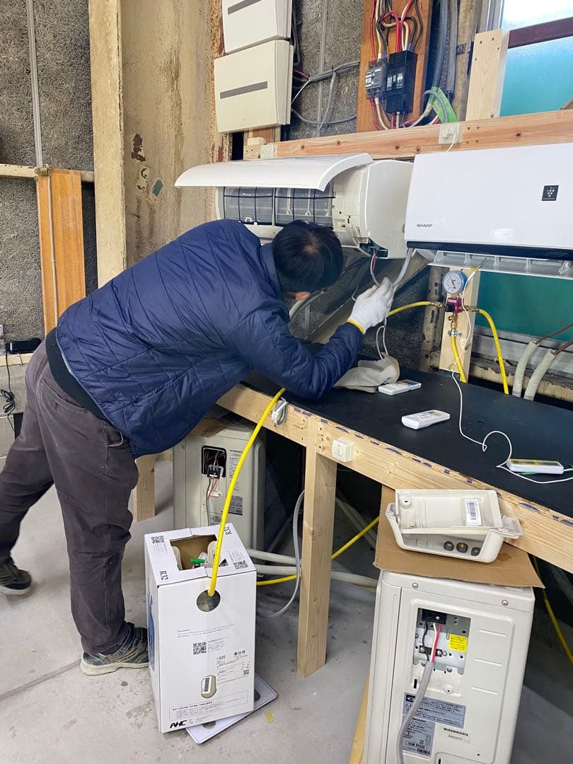アイリスオーヤマエアコン6畳用2020年製分解クリーニング済み 動作良好
