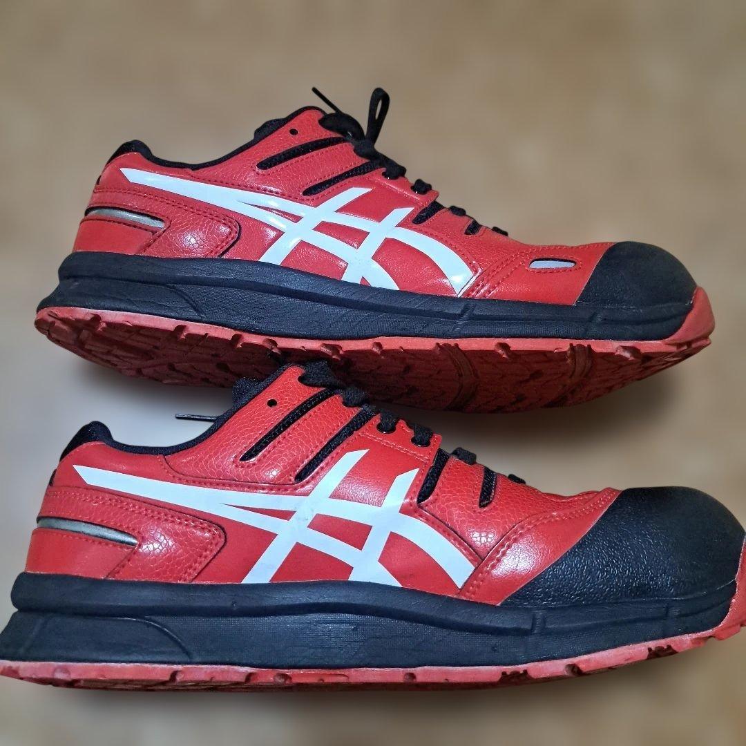 asics JSAA A種 安全靴 27.0cm 赤黒