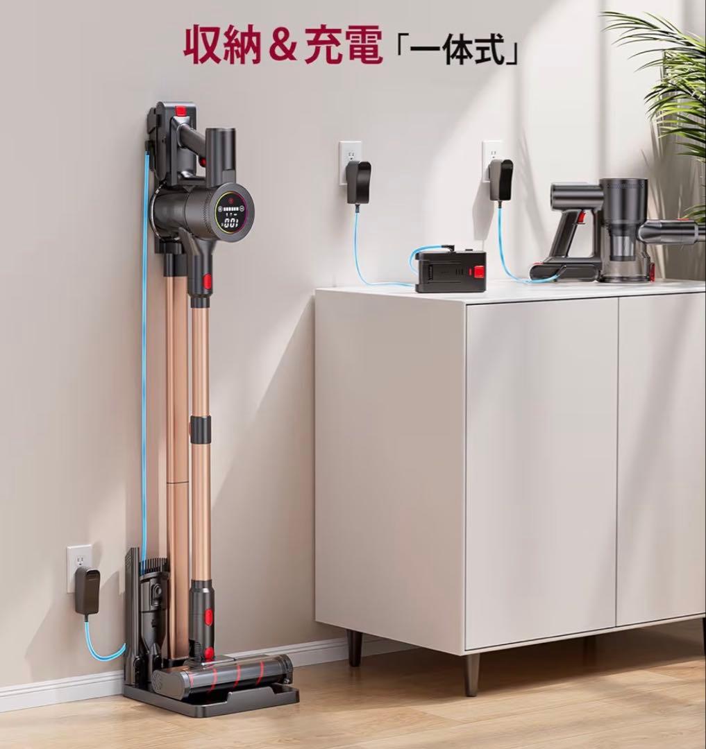 ★コードレス掃除機 軽量 サイクロン式 スティッククリーナー 2WAY