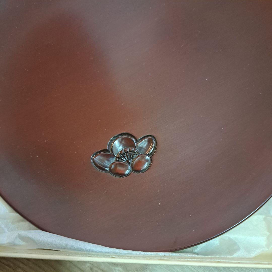 鎌倉彫　博古堂　後藤俊太郎　 菓子器　漆器　　皿　未使用品