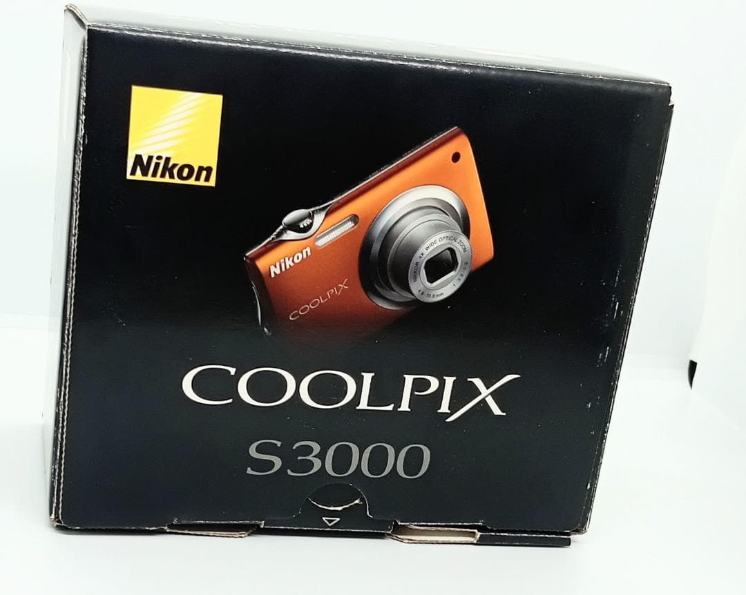 Nikon Coolpix S3000 Orange12.0 MP 4x 箱付き