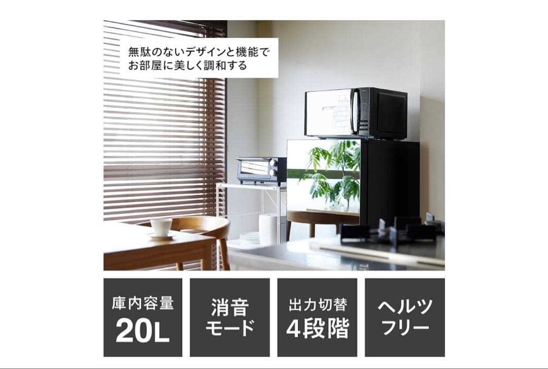 TWINBIRD 電子レンジ DR-4259B 2020年製