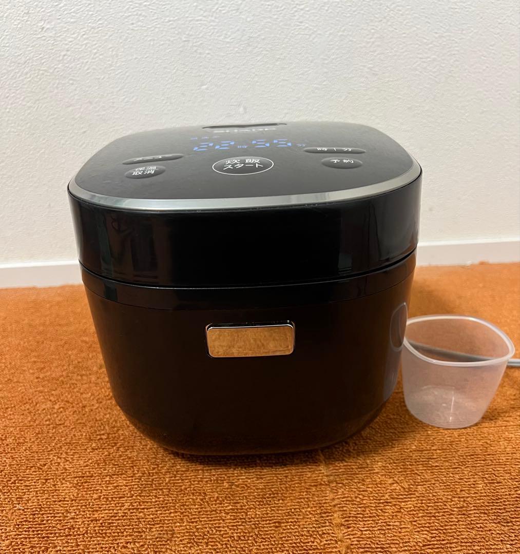 SHARP 23年製ジャー炊飯器 KS-CF05-B 炊飯器 3合 一人暮らし