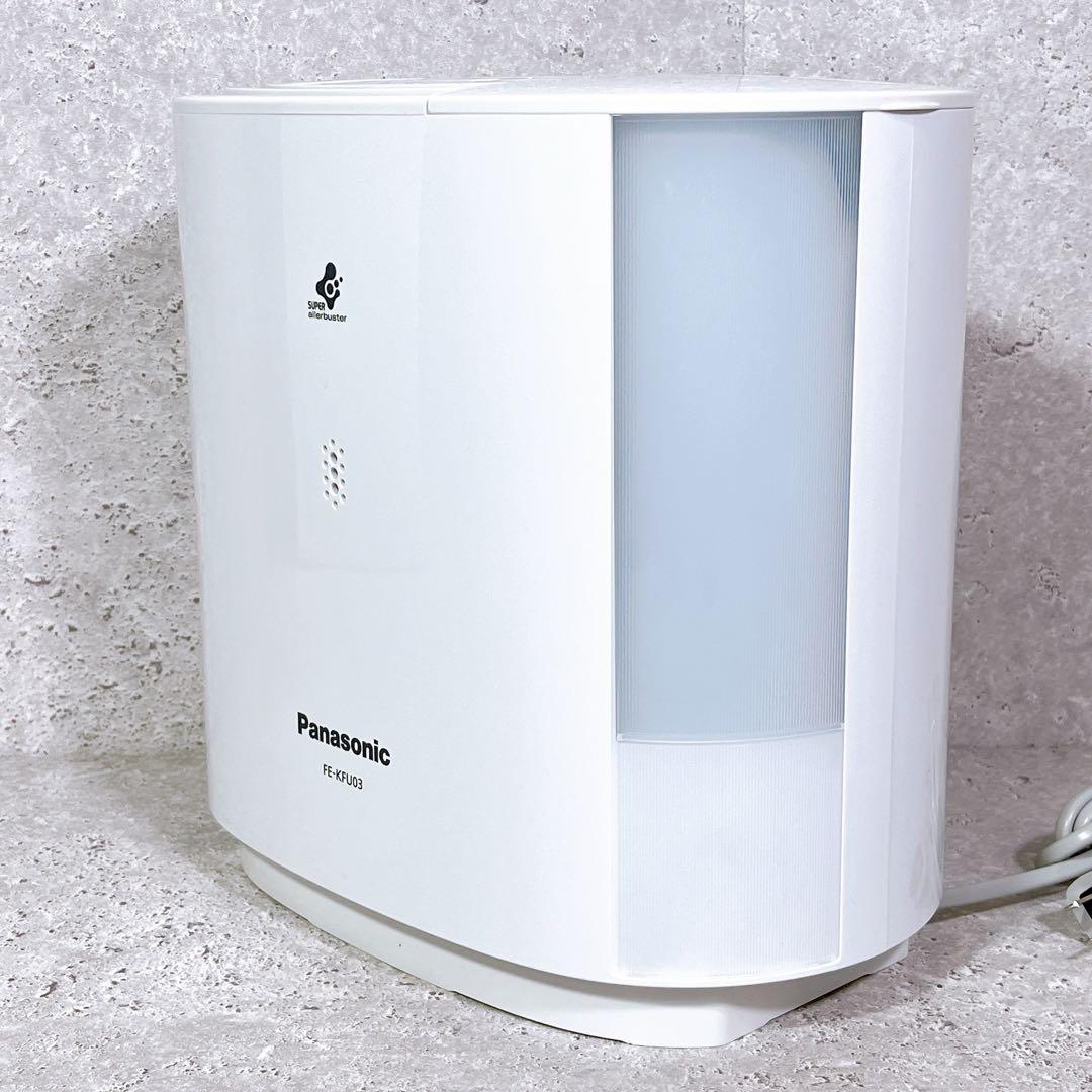 美品 Panasonic FE-KFU03 気化式加湿器 ホワイト