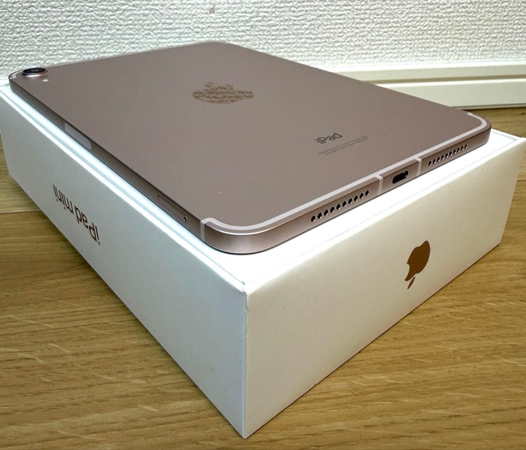 iPad mini 第6世代 SIMフリー 64GB ピンク カバー付
